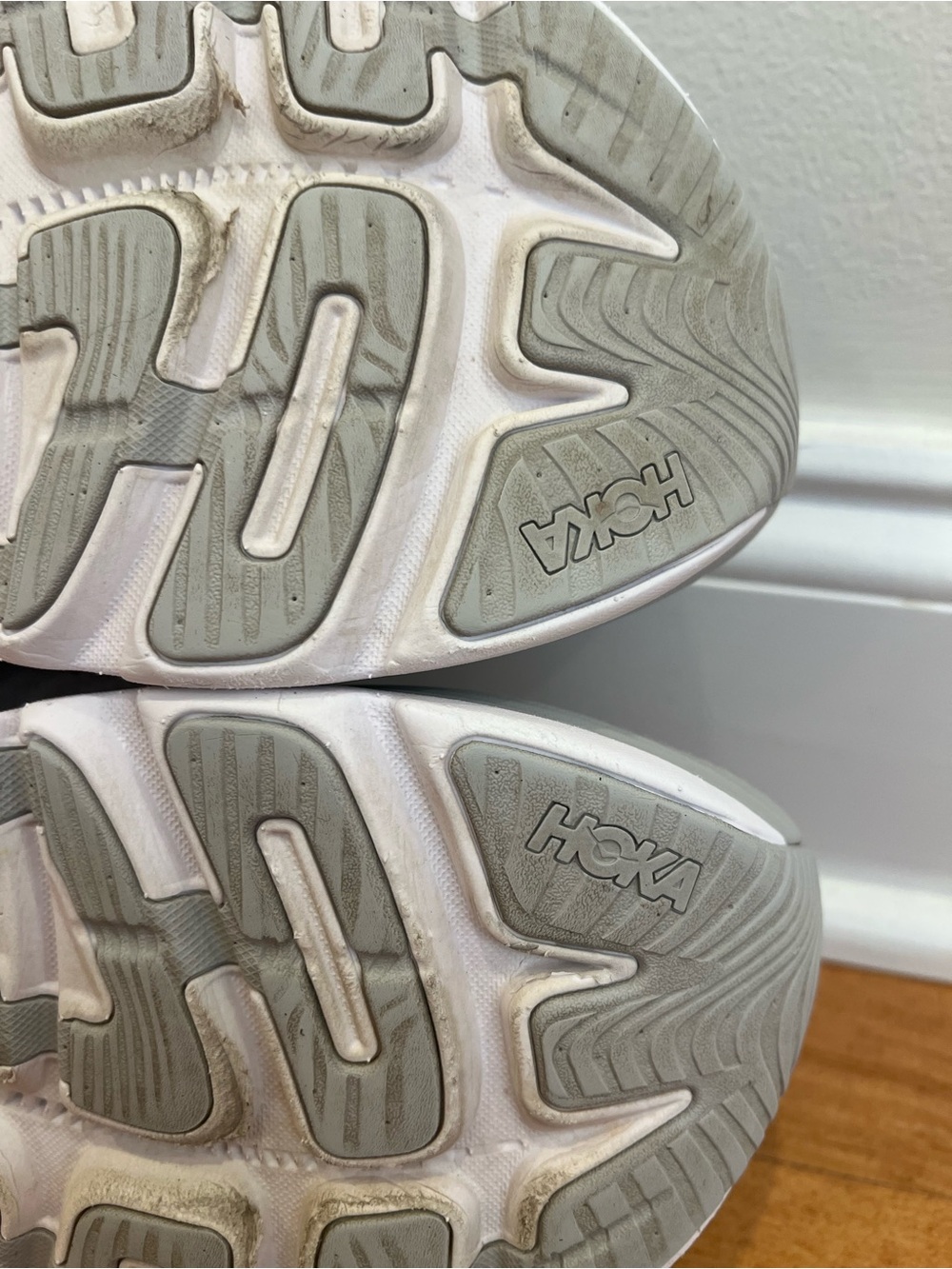 Hoka Gaviota 5 Running Shoes Womens 10.5B Harbor Mist Rose Gold Athletic Active - Picture 9 of 16